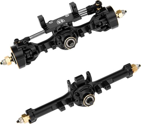 MEUS RACING 5mm ISO V2 TRX4M Axles with Adjustable Servo Mount for TRAXXAS 1/18 TRX4M RC Crawler (Black) in Saudi Arabia