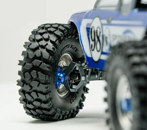 LGRP Little Guy Racing Parts RC Car Truck SCX24 1/24 Spider 9 ™ Signature Series Front Axle مع مجموعة إطار شركات ، مجموعة إطار إخراج ، مجموعة هيكل RIPPER LGS9F001 in Kuwait
