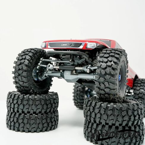 LGRP Little Guy Racing Parts RC Car Truck SCX24 1/24 Spider 9 ™ Signature Series Front Axle مع مجموعة إطار شركات ، مجموعة إطار إخراج ، مجموعة هيكل RIPPER LGS9F001 in Kuwait