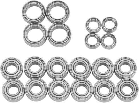 Compatible with Tamiya for TT-01 TT01D TT01E TT01R DF02 1/10 Remote Control Car Upgrade Parts 20Pcs Steel Ball Bearing Kit RC Car Accessories in Saudi Arabia