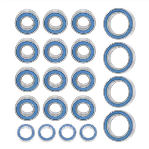 متوافق مع tamiya لـ TT-01 TT01E TT01D لـ TT02B 1/10 ترقيات CAR ROPRODES Parts 20pcs محمل الكرة المحمولة على مجموعة RC KIT RC in Saudi Arabia