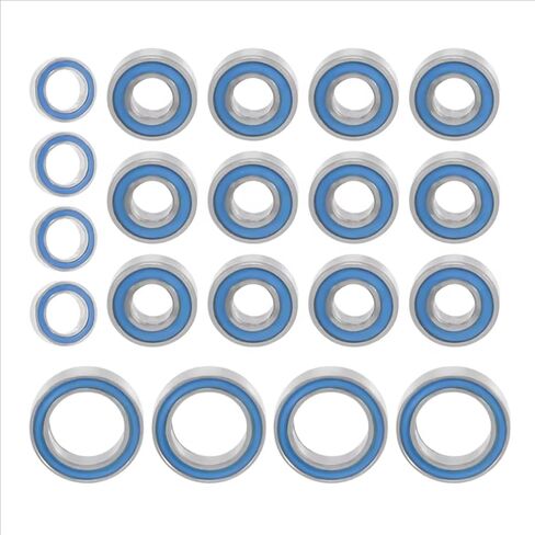 متوافق مع tamiya لـ TT-01 TT01E TT01D لـ TT02B 1/10 ترقيات CAR ROPRODES Parts 20pcs محمل الكرة المحمولة على مجموعة RC KIT RC in Saudi Arabia