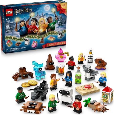 Lego Harry Potter Advent Calendar 2025 Kids Toy - العد التنازلي للبنين والبنات ، 7+ - 24 مفاجآت قابلة للبناء ، بما في ذلك Harry و Draco & Luna Minifigures - فكرة هدية الأطفال لعيد الميلاد - 76456 in Saudi Arabia