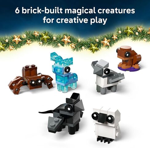 Lego Harry Potter Advent Calendar 2025 Kids Toy - العد التنازلي للبنين والبنات ، 7+ - 24 مفاجآت قابلة للبناء ، بما في ذلك Harry و Draco & Luna Minifigures - فكرة هدية الأطفال لعيد الميلاد - 76456 in Saudi Arabia