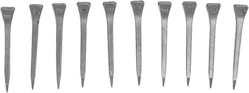 Akozon 250 PCS Premium Horseshoe Nails عالية الشد قوة ومرونة ممتازة الأظافر الصلب المصنوعة لأحذية الخيول (E2) in Saudi Arabia
