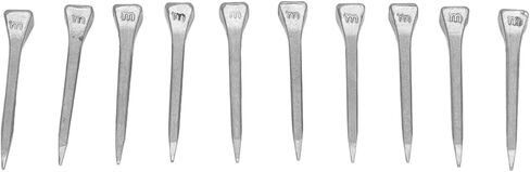 Akozon 250 PCS Premium Horseshoe Nails عالية الشد قوة ومرونة ممتازة الأظافر الصلب المصنوعة لأحذية الخيول (E2) in Saudi Arabia