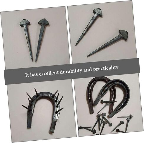 Galpada 50pcs أظافر حدوة حدوة الحصان المحترفة لإصلاح الحافر بديل بديل للخيول قوة شد عالية لـ Farriers وأصحاب الخيول in Saudi Arabia