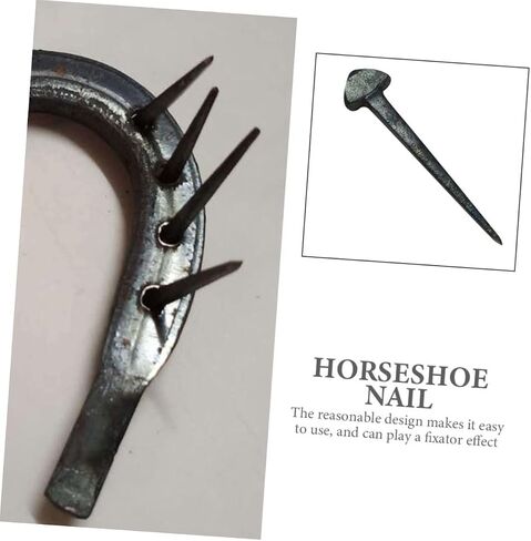 Galpada 50pcs أظافر حدوة حدوة الحصان المحترفة لإصلاح الحافر بديل بديل للخيول قوة شد عالية لـ Farriers وأصحاب الخيول in Saudi Arabia