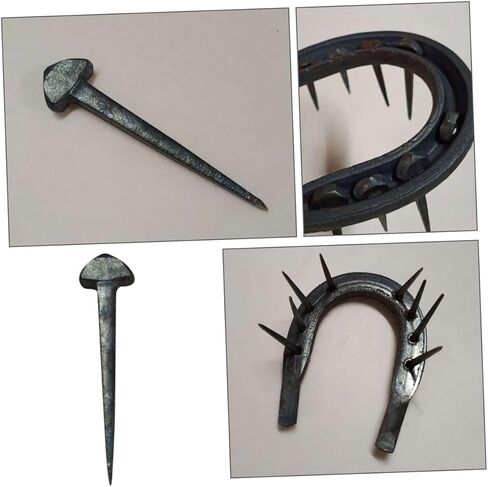 Galpada 50pcs أظافر حدوة حدوة الحصان المحترفة لإصلاح الحافر بديل بديل للخيول قوة شد عالية لـ Farriers وأصحاب الخيول in Saudi Arabia
