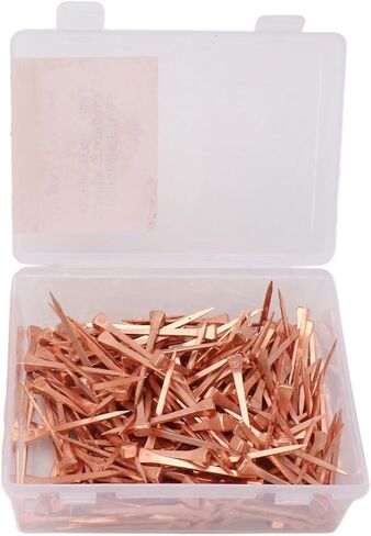 250 PCS Horseshoe Nails, Copper Nail Accessory Horse Hoof Equipment Equestrian Accessory for Riding Training Sports Supplies (45mm E3) in Saudi Arabia