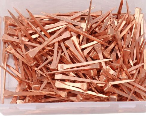 250 PCS Horseshoe Nails, Copper Nail Accessory Horse Hoof Equipment Equestrian Accessory for Riding Training Sports Supplies (45mm E3) in Saudi Arabia