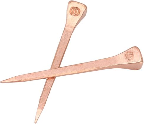 250 PCS Horseshoe Nails, Copper Nail Accessory Horse Hoof Equipment Equestrian Accessory for Riding Training Sports Supplies (45mm E3) in Saudi Arabia