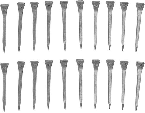 shenruifa 250 Pcs Horseshoe Nails High Tensile Strength Good Elasticity Crafted Steel Horse Shoes Nails (FJ0RACE) in Saudi Arabia