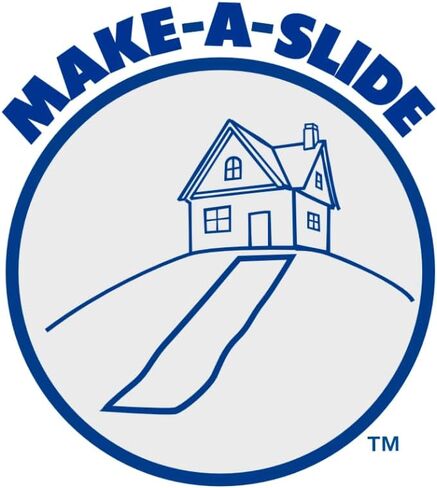 Make-A-Slide. شرائح المياه البلاستيكية الزرقاء العملاقة للبالغين - 100 ، 75 ، 50 قدمًا زلة شديدة التحمل وتنزلق قماش ماء (شريحة 75 قدمًا) in Kuwait