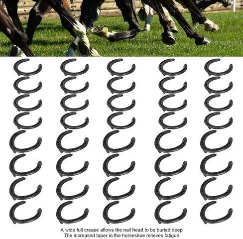 Q235 Steel Horseshoes Fearsistrian Equestrian Equiprate مناسبة للخيول in Kuwait