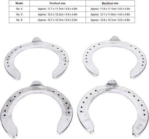 4pcs ألومنيوم سبيكة خفيفة الوزن الخيول المسؤول عن إكسسوارات ركوب الخيل لمزرعة سباق الخيل (النوع 6) in Saudi Arabia