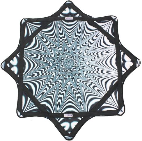 Mougee - Classic Flow Star - للمبتدئين والمتقدمين - لعبة متعة ومصعبة - لعبة تدفق مزدوجة - ألوان وأنماط نابضة بالحياة متينة - قطرها 27 بوصة - kaleidoscope in Kuwait