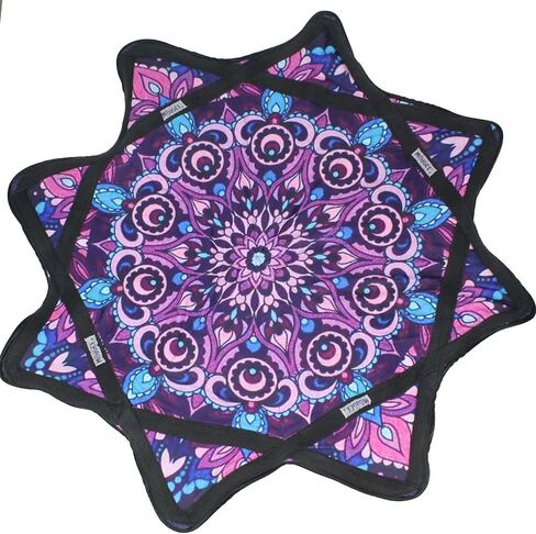 Mougee - Classic Flow Star - للمبتدئين والمتقدمين - لعبة متعة ومصعبة - لعبة تدفق مزدوجة - ألوان وأنماط نابضة بالحياة متينة - قطرها 27 بوصة - kaleidoscope in Kuwait