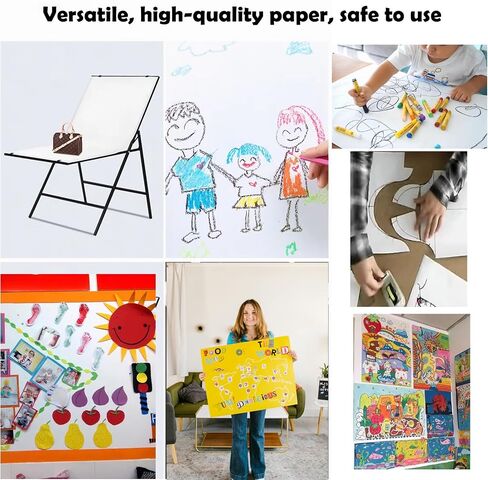 24 "× 36" لوحة ملصقات كبيرة 30pcs ملصق ملصق ملصق أبيض مناسبة ل DIY ، الحرف اليدوية ، علامات العروض التقديمية للمشروع ، الرسم واللوازم المدار in Kuwait
