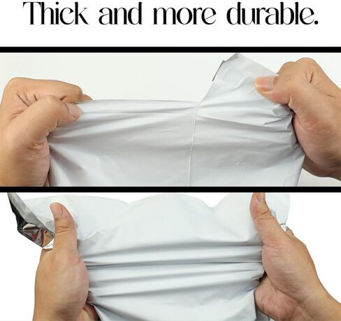 12 × 15.5 500pcs shippozz poly mailers-مظاريف شحن متينة مع ختم لاصق قوي ، تصميم مقاوم للماء ومقاوم للدموع-مثالي للملابس والكتب والملحقات in Saudi Arabia