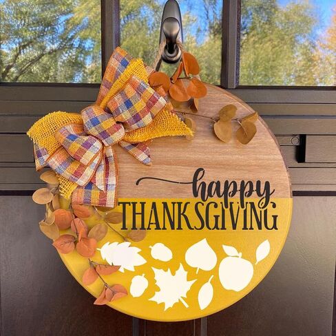 Fall Stencils Thanksgiving Stencils Autumn Hello Pumpkin Happy Harvest Stencil Templates for Painting on Wood Wall Door Mats Fabric in Kuwait