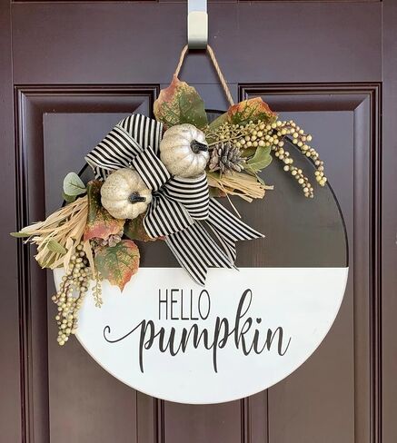 Fall Stencils Thanksgiving Stencils Autumn Hello Pumpkin Happy Harvest Stencil Templates for Painting on Wood Wall Door Mats Fabric in Kuwait