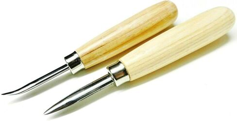 6" Burnisher Curved and Straight Blade 2" Burnishing Tool Set Jewelry Setting Bezel in Saudi Arabia