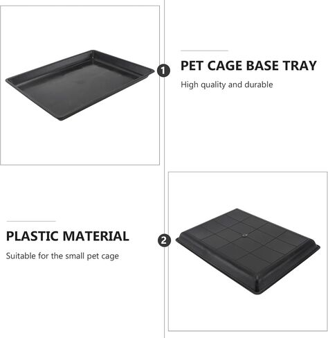 1pc Rabbit Cage Manure Tray Food Trays Indoor Rabbit Enclosure Plastic Pet Carrier Dog Crates Crate Liner for Dog Cages Ferret Crate Cat Cage Plastic Pet in Saudi Arabia
