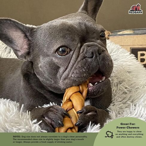Redbarn Small Braided Collagen Sticks for Dogs - 3 Count in Saudi Arabia