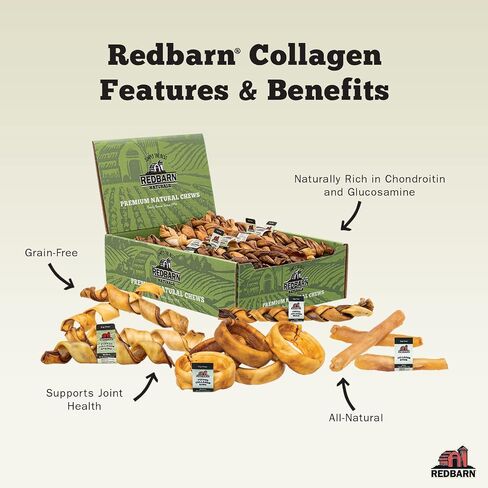 Redbarn Small Braided Collagen Sticks for Dogs - 3 Count in Saudi Arabia