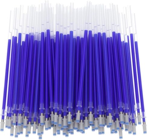 100 Pcs Heat Erasable Fabric Refills, Disappearing Ink Pen Refills for Fabric, Quilting Sewing, Light-Colored Textile Craft Supplies in Kuwait