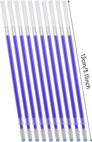 100 Pcs Heat Erasable Fabric Refills, Disappearing Ink Pen Refills for Fabric, Quilting Sewing, Light-Colored Textile Craft Supplies in Kuwait