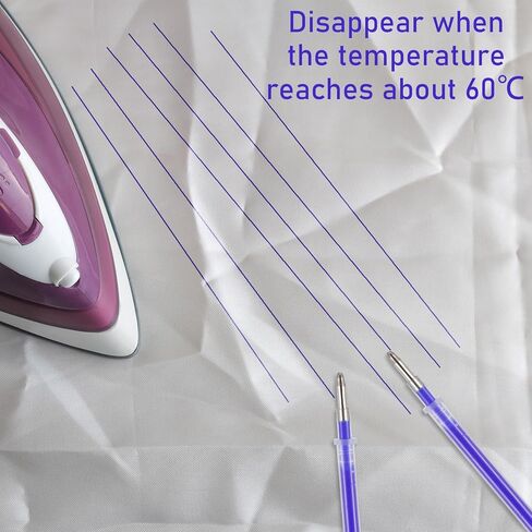 100 Pcs Heat Erasable Fabric Refills, Disappearing Ink Pen Refills for Fabric, Quilting Sewing, Light-Colored Textile Craft Supplies in Kuwait