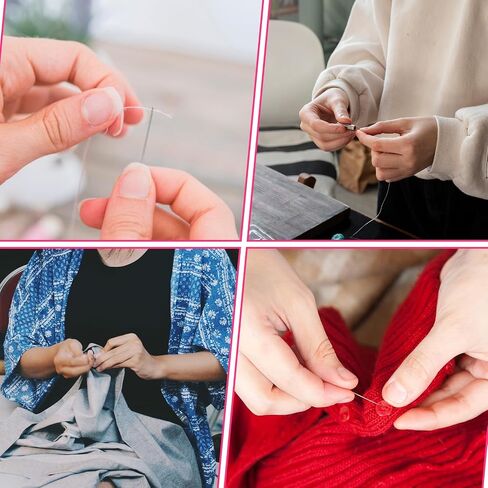طقم خياطة السفر المصغرة على شكل قلب ، مجموعة مربع لإصلاح الخياطة المحمولة DIY مع خيوط ، مقص ، إبر ، زر ، ملاقط ، دبوس الوردي in Saudi Arabia