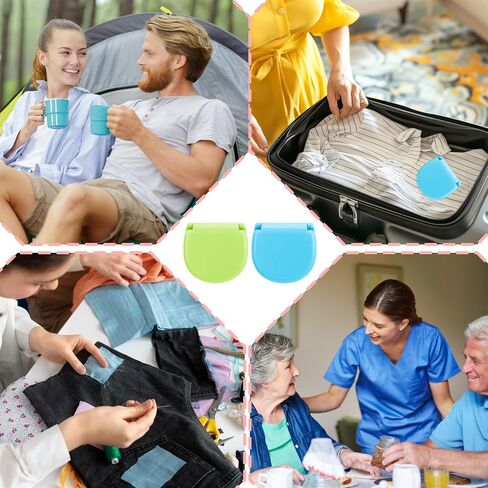 20 Pack Mini Travel Sewing Kit, Portable Sewing Tool Kits, Beginner Emergency Sewing Repair Kit with Threads Scissors Hand Sewing Needles, Plastic Sewing Kit, DIY Sewing Supplies (Blue, Green) in Saudi Arabia