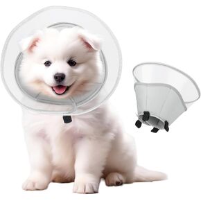 طوق مخروط الكلب الناعم للكلاب الصغيرة المتوسطة الكبيرة ، مخروطات قابلة للتعديل للكلاب للتوقف عن لعق ، طوق الانتعاش بعد الجراحة لمنع لعق البديل في مخروط الكلاب (S (الرقبة: 11.5 "-13.2") in Kuwait