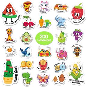 200pcs Student Reward Fun Sticker Store, Motivational Bulk Stickers for Kids Classroom, Teacher Prizes for Students in Saudi Arabia