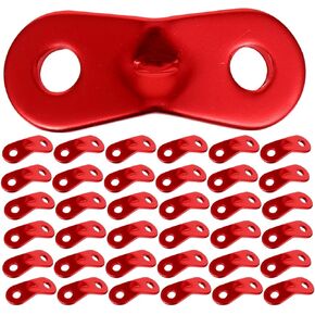 UPKOCH 50PCS Guyline الموتر: ألومنيوم سبيكة الرجل خط الحبل حبل الخيمة حبل توتر الشد من أجل المخاطر الخارج in Kuwait