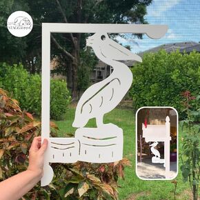 Pelican Mailbox Bracket. Large. Long Lasting & Fabulous! Free Shipping to mainland USA in Saudi Arabia
