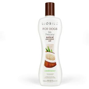 BioSilk for Dogs Silk Therapy Conditioner, with Coconut Oil, 12 Fl Oz in Kuwait
