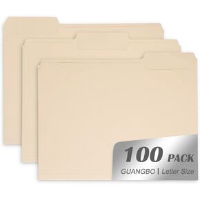 مجلد ملف مانيلا ، علامة تبويب 1/3 كوت ، حجم الحرف ، مجلدات مانيلا مع علامة تبويب ، 100 لكل مربع in Kuwait