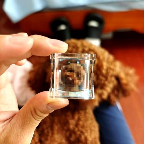 Prism Glass Funny Pixelated Lens Suncatchers Photography Prisms Prisms للسفر واللعب والتصوير الفوتوغرافي in Saudi Arabia