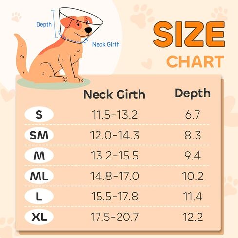 طوق مخروط الكلب الناعم للكلاب الصغيرة المتوسطة الكبيرة ، مخروطات قابلة للتعديل للكلاب للتوقف عن لعق ، طوق الانتعاش بعد الجراحة لمنع لعق البديل في مخروط الكلاب (S (الرقبة: 11.5 "-13.2") in Kuwait