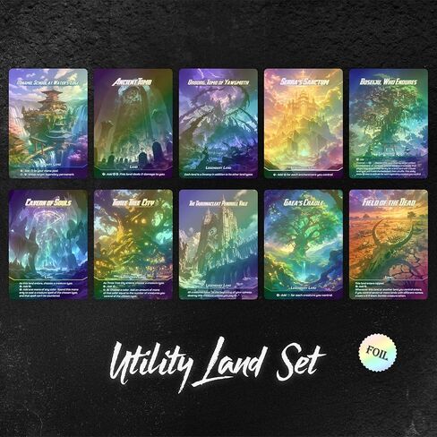 بطاقات الوكيل لـ Magic the Gathering ، بطاقات DIY مخصصة بديلة ، أراضي فائدة ، عادية in Kuwait