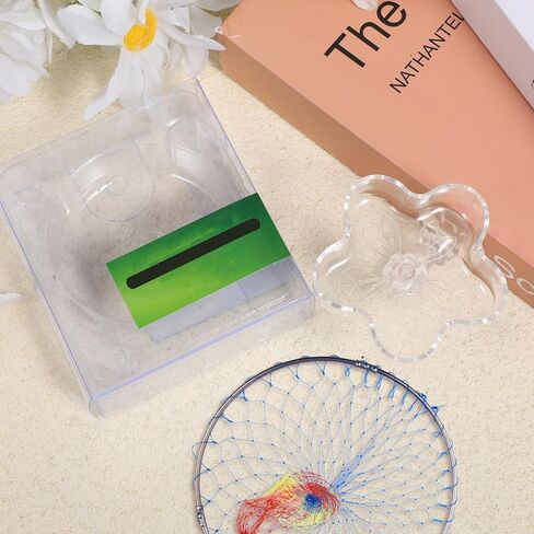 Aquarium Shrimp Feeding Dish, Shrimp/Small Fish Feeders for Aquariums Fish Feeding Dish Clear Fishes Tank Feeder Fishes Food Tray Container with Suction Cup Shrimp Tank Accessories (Sakura Shaped) in Saudi Arabia