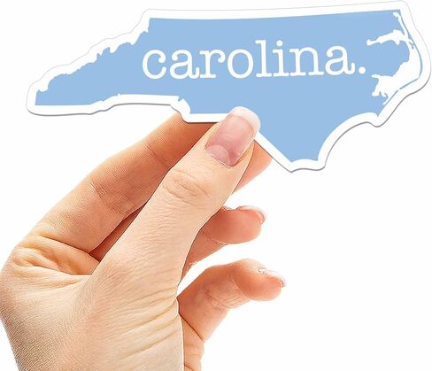 Blue North Carolina Magnet للسيارة - Raleigh Durham Chapel Hill NC Magnet Fridge Magnet - Research Triangle Gute Southern Gift in Saudi Arabia