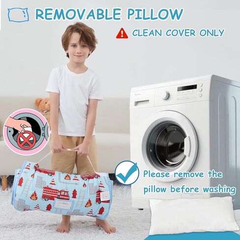 حصيرة قيلولة Softan Toddler مع وسادة وبطانية ، حصيرة قشور كبيرة متداخلة ، أكياس نوم للفتيان ، من السهل لفها ، حقيبة نوم للأطفال للرعاية النهارية ، مرحلة ما قبل المدرسة. in Kuwait