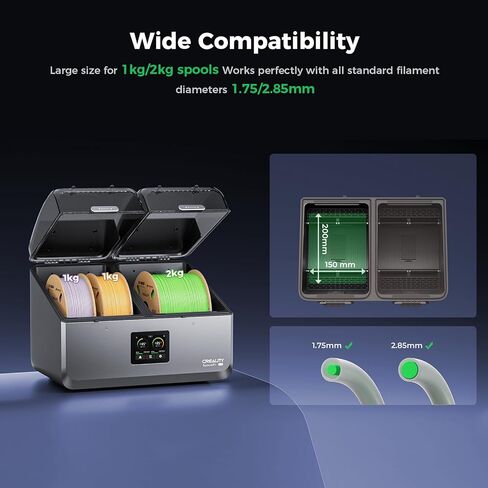 خيوط Creality Ender PLA الرسمية 1.75 مم، خيوط طابعة ثلاثية الأبعاد، مقاومة للتشابك وقوية، بكرة 1 كجم (2.2 رطل)، دقة الأبعاد +/-0.02 مم، أزرق، لـ Ender 3 V2 Neo/Ender 3 S1 Pro/AnkerMake M5 in Kuwait