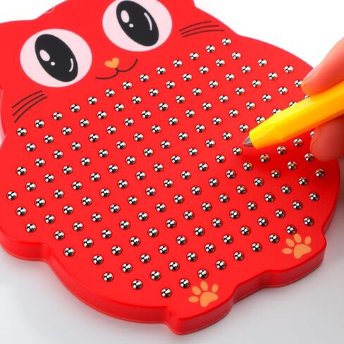 Soulchen 3 PCS Mini Magnetic Drawing Board Kit مع خرز وقلم مغناطيس القلم لطيف البومة السفر المغناطيسية لأنشطة ركوب السيارات in Kuwait