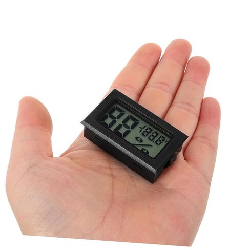 4pcs درجة الحرارة الرقمية الصغيرة والرطوبة مراقبة شاشة LCD شاشة مقياس الرطوبة لزواحف terrarium الدفيئة خزانة الثلاجة دقة قراءات موفرة للطاقة في وقت واحد in Saudi Arabia